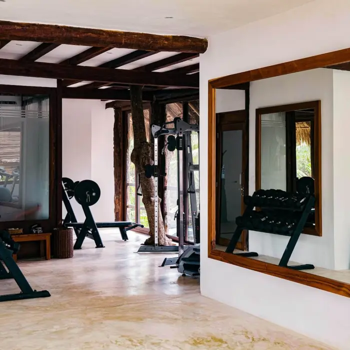 gym at Cabanas Tulum Hotel