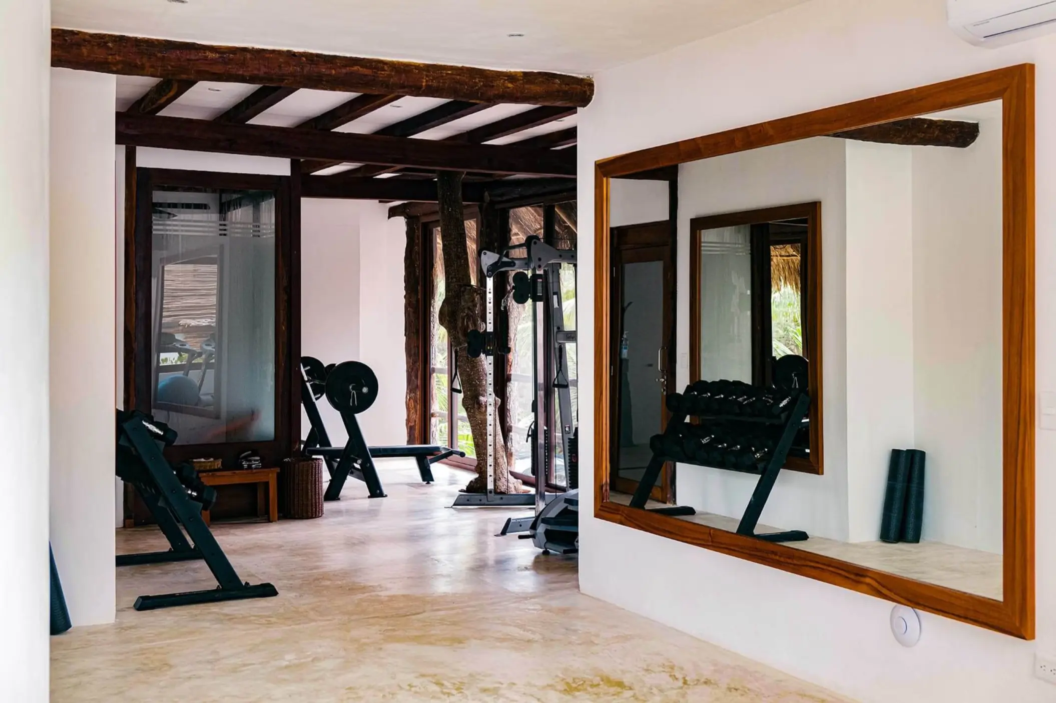 gym at Cabanas Tulum Hotel