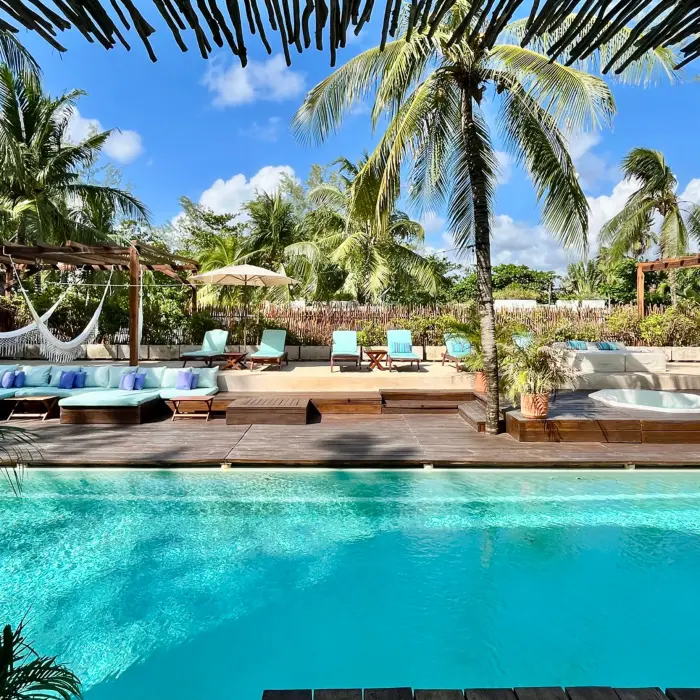 pool at Cabanas Tulum Hotel