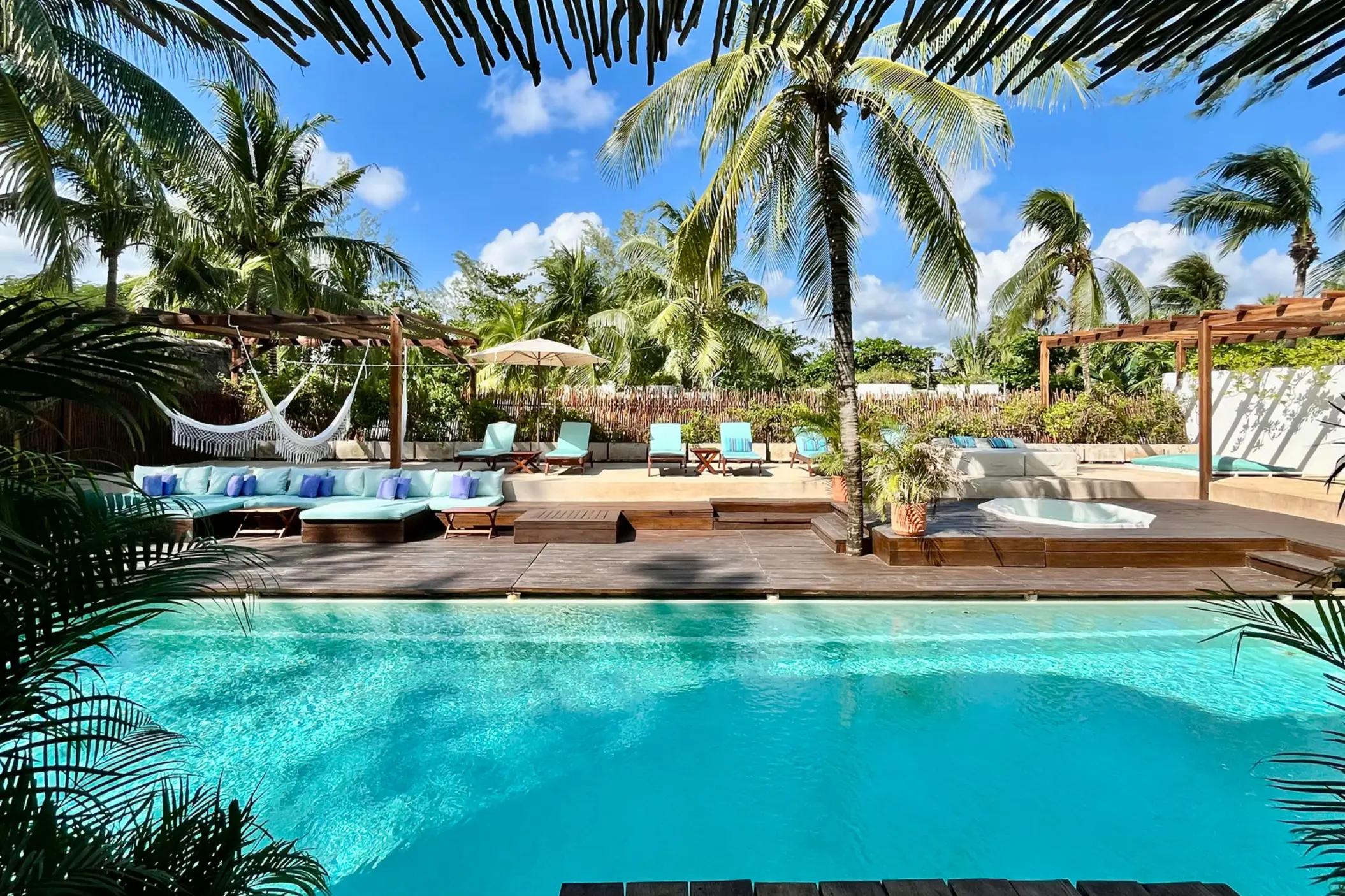 pool at Cabanas Tulum Hotel