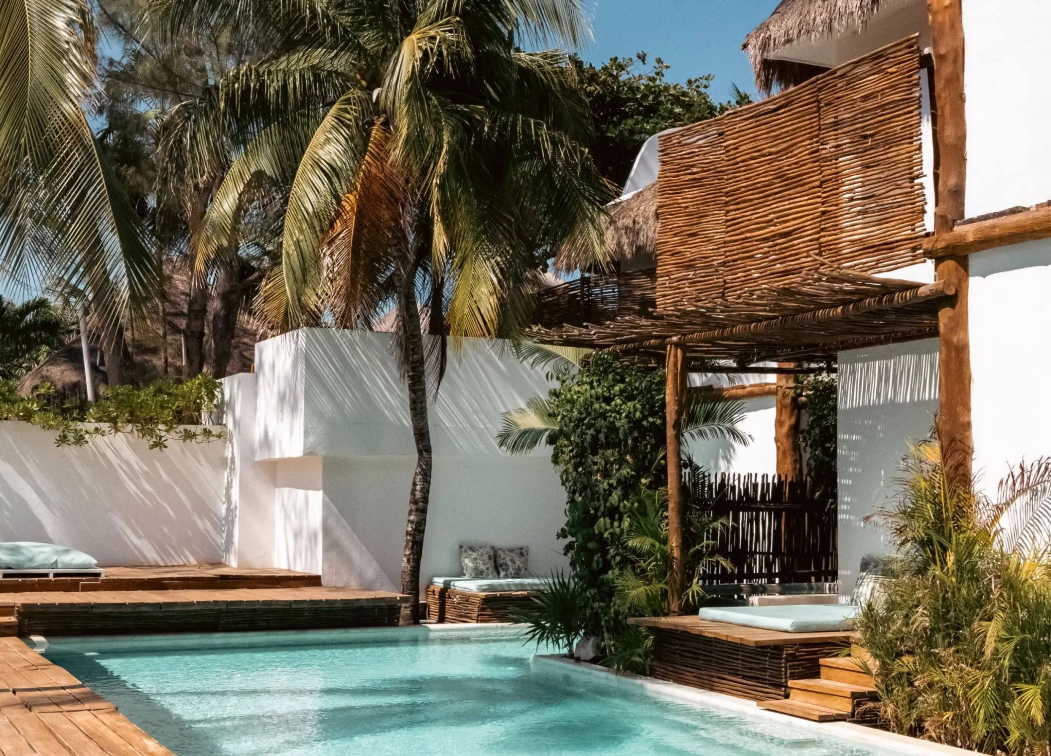 swim up suite at Cabanas Tulum Hotel