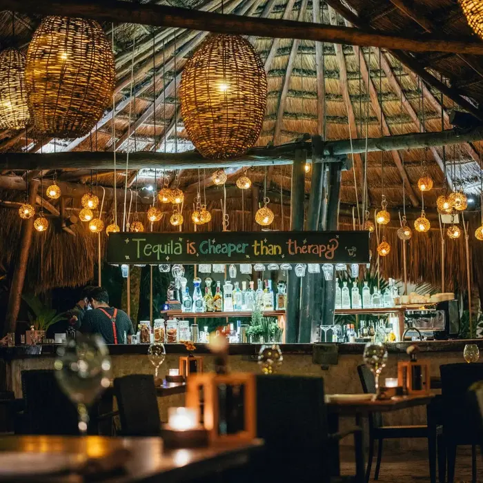 ziggy restaurant at the Cabanas Tulum Hotel