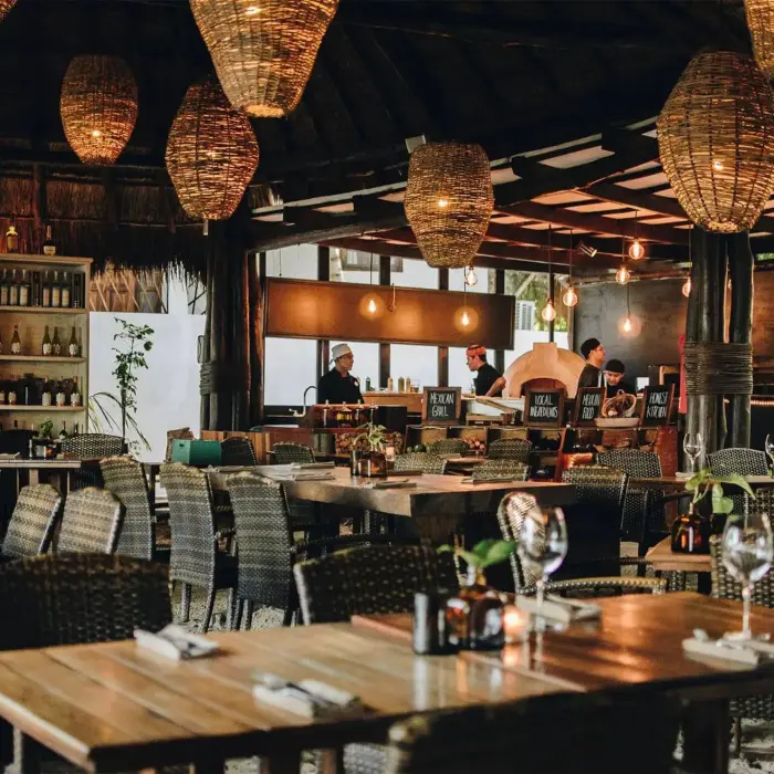 ziggy restaurant at the Cabanas Tulum Hotel