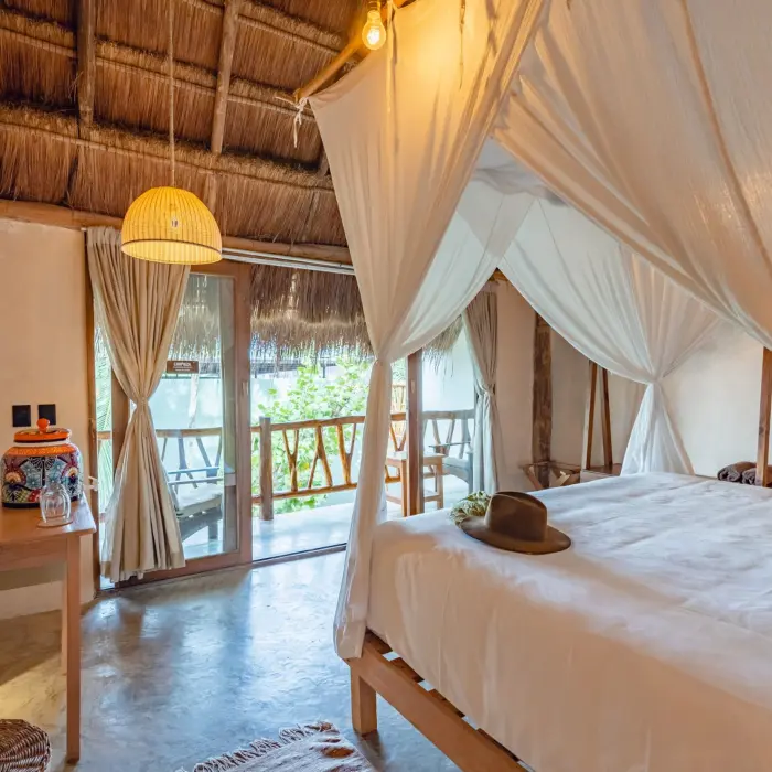 standard room king at Casa Ganesh tulum