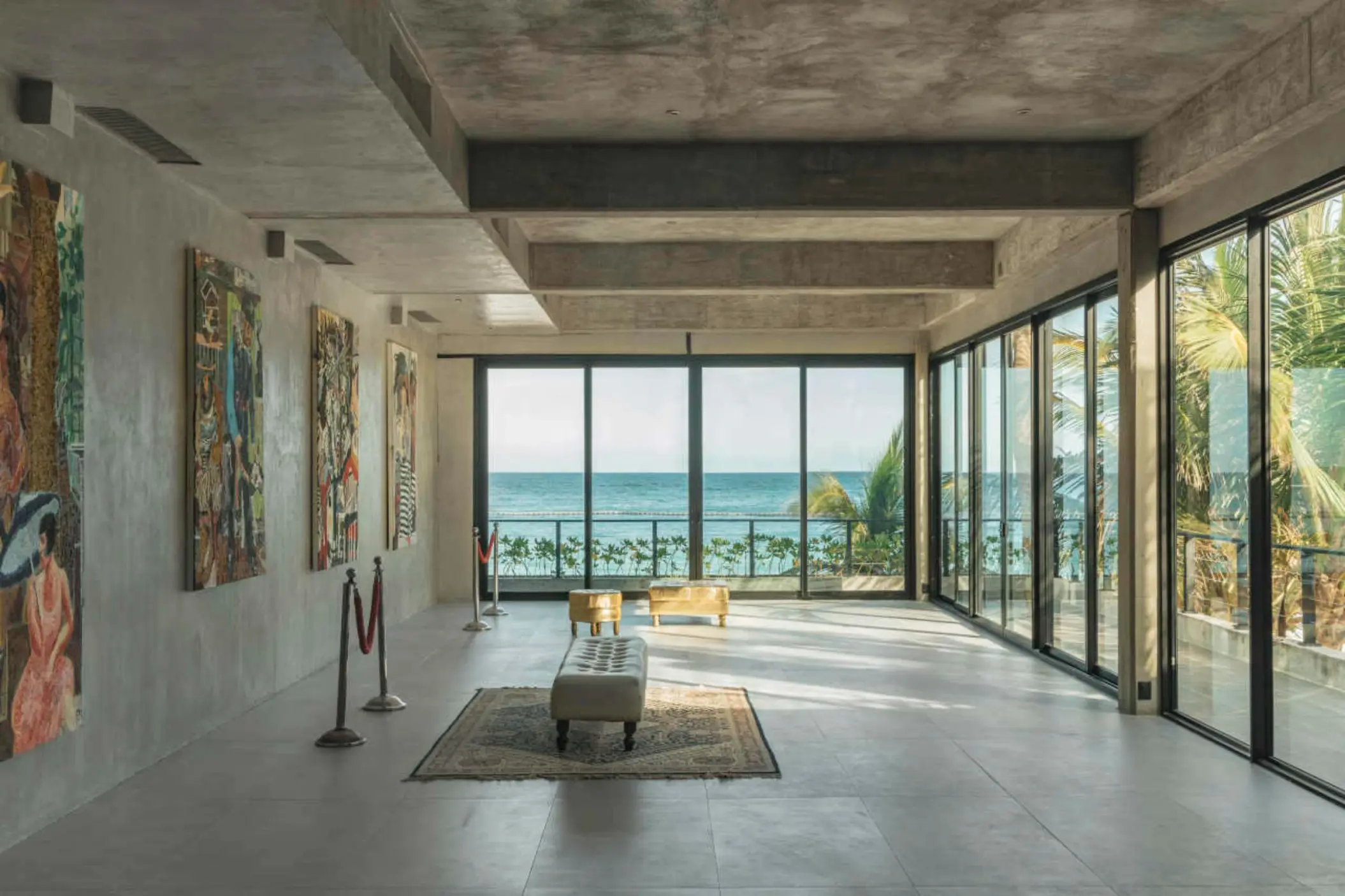 art on display at Casa Malca