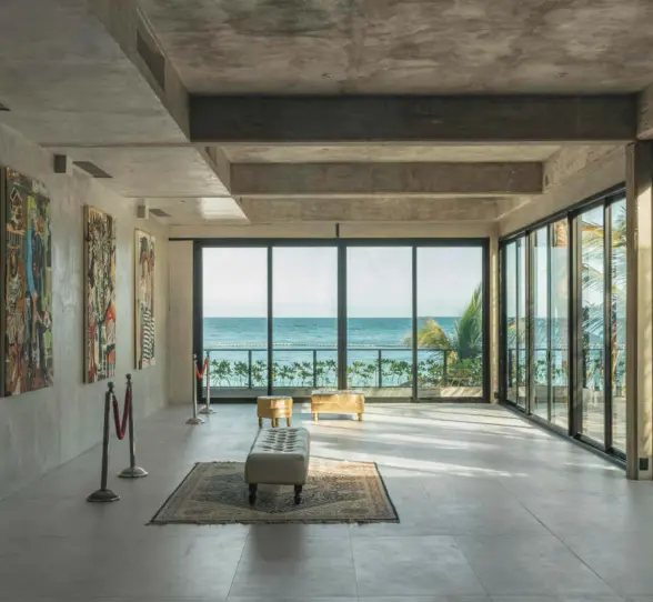 art on display at Casa Malca