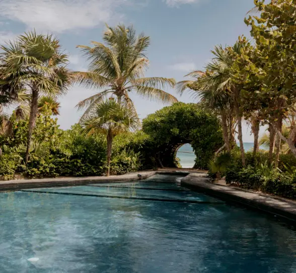 pool at Casa Malca