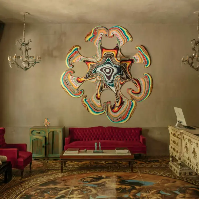 reception lobby at Casa Malca