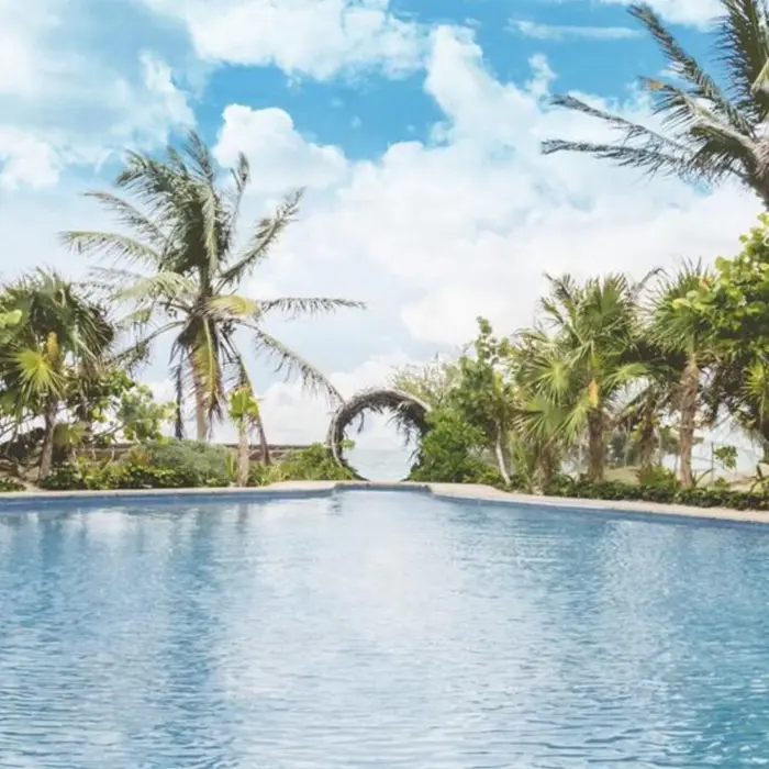 seafront pool at Casa Malca