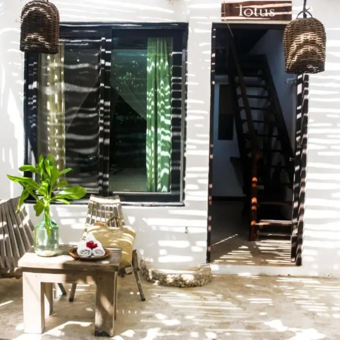 exterior of a suite at Casa Violeta