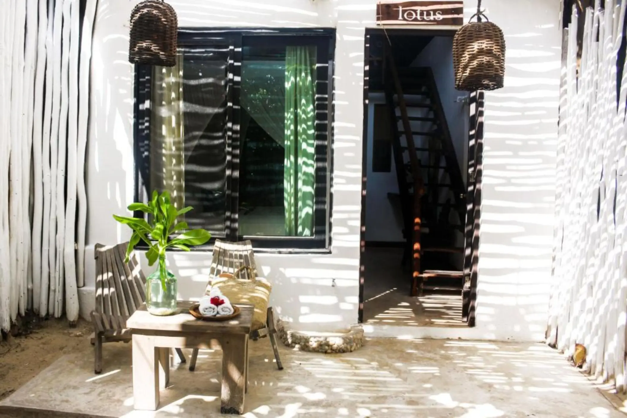 exterior of a suite at Casa Violeta