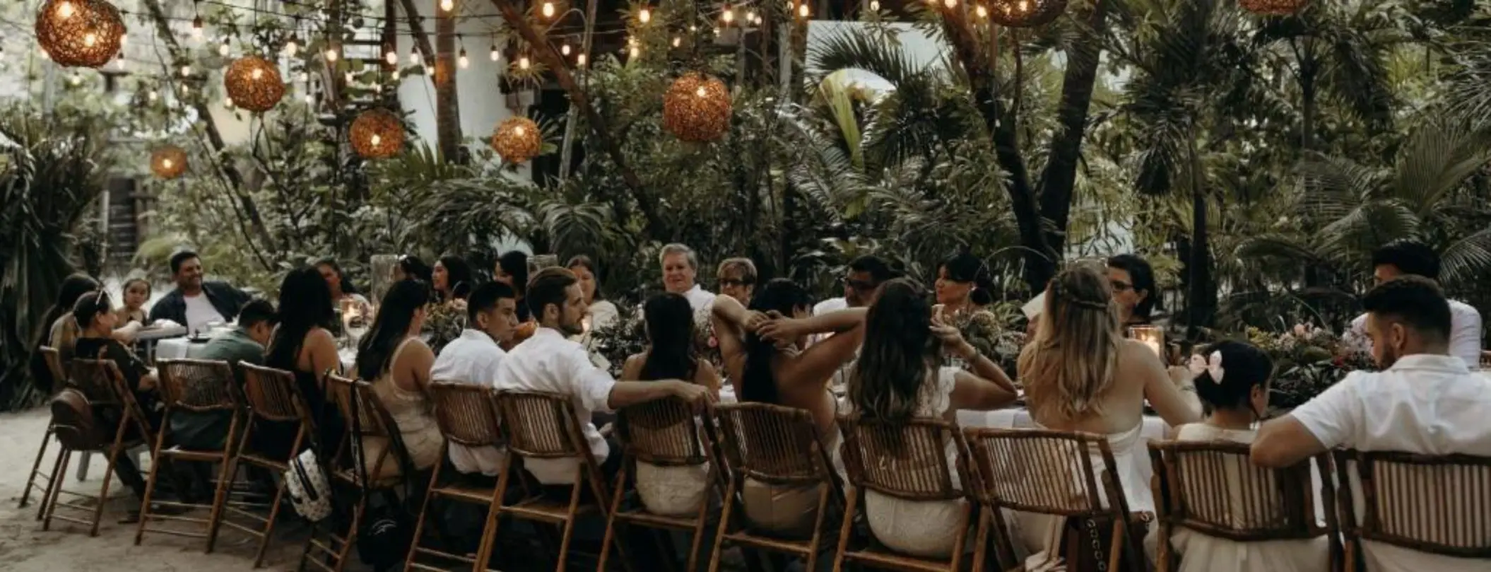 wedding reception at Casa Violeta