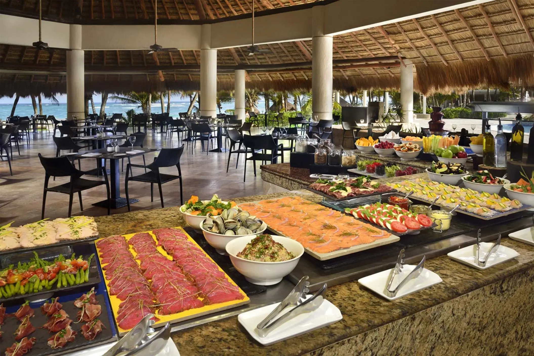 buffet restaurant at Catalonia Royal Tulum