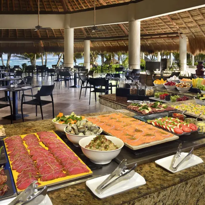 buffet restaurant at Catalonia Royal Tulum