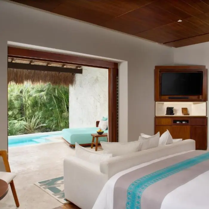 one bedroom villa king with private pool at Chable Maroma