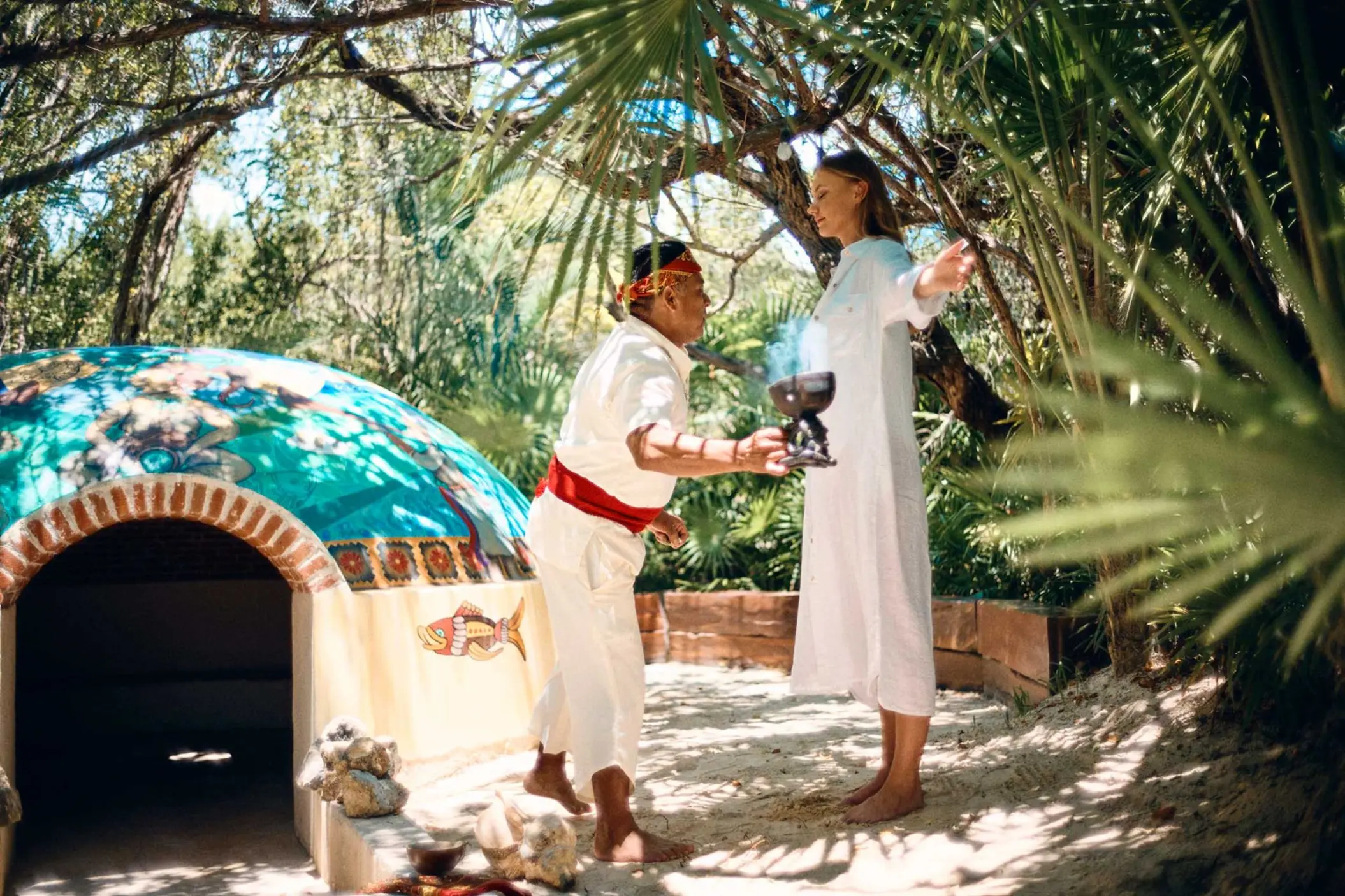 Temazcal Ceremony at Chable Maroma