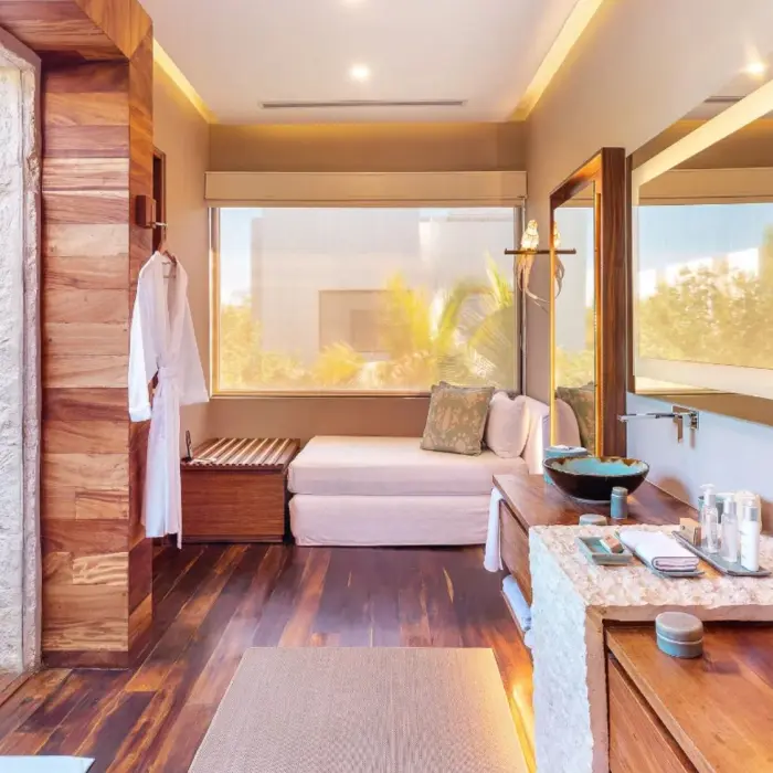 washroom of suite at Chable Maroma