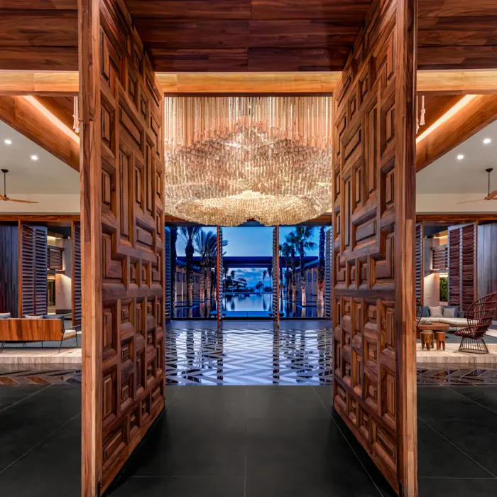 lobby of Conrad Tulum