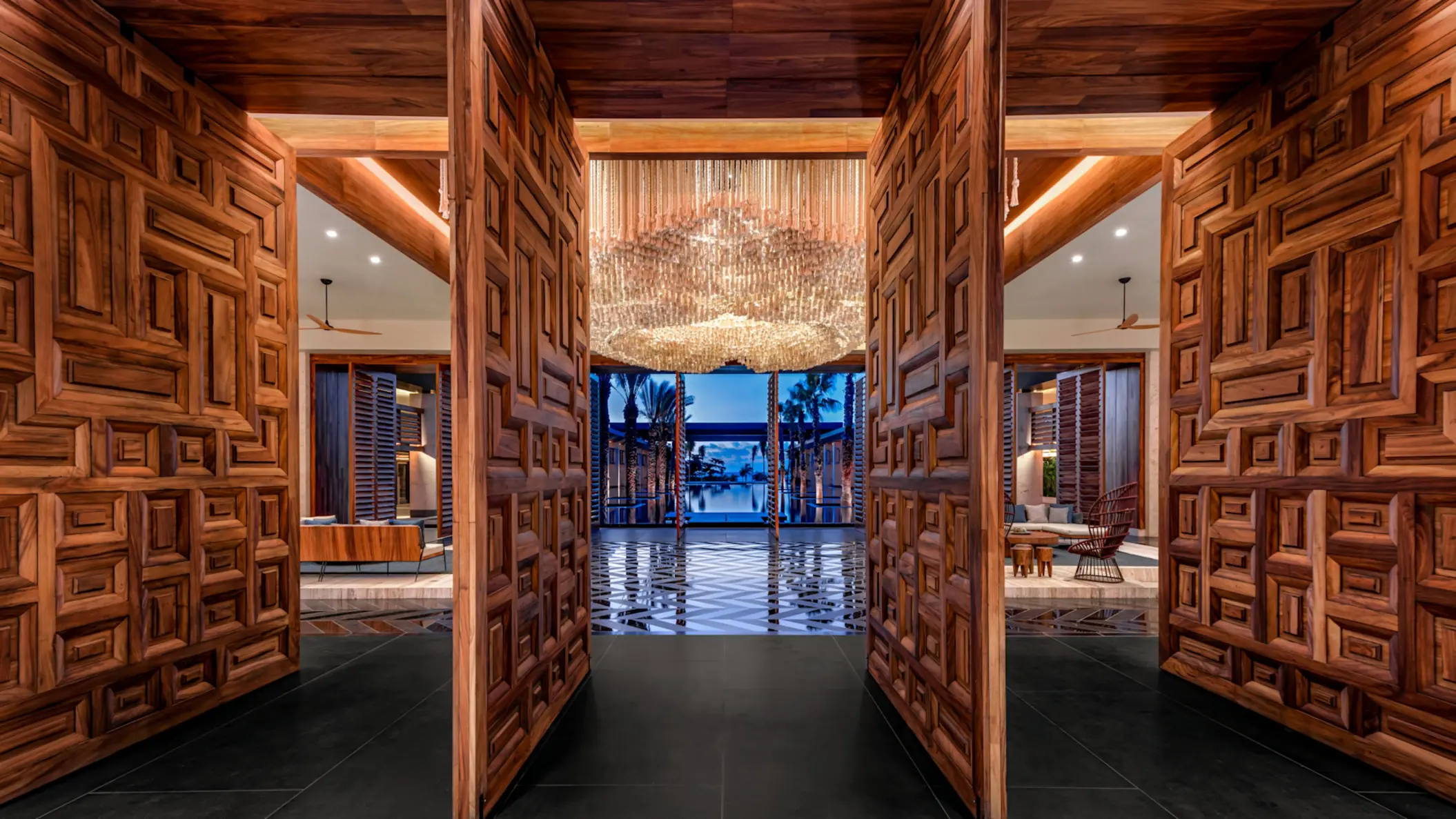 lobby of Conrad Tulum