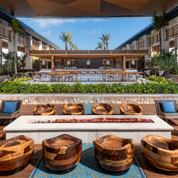 firepits at Conrad Tulum