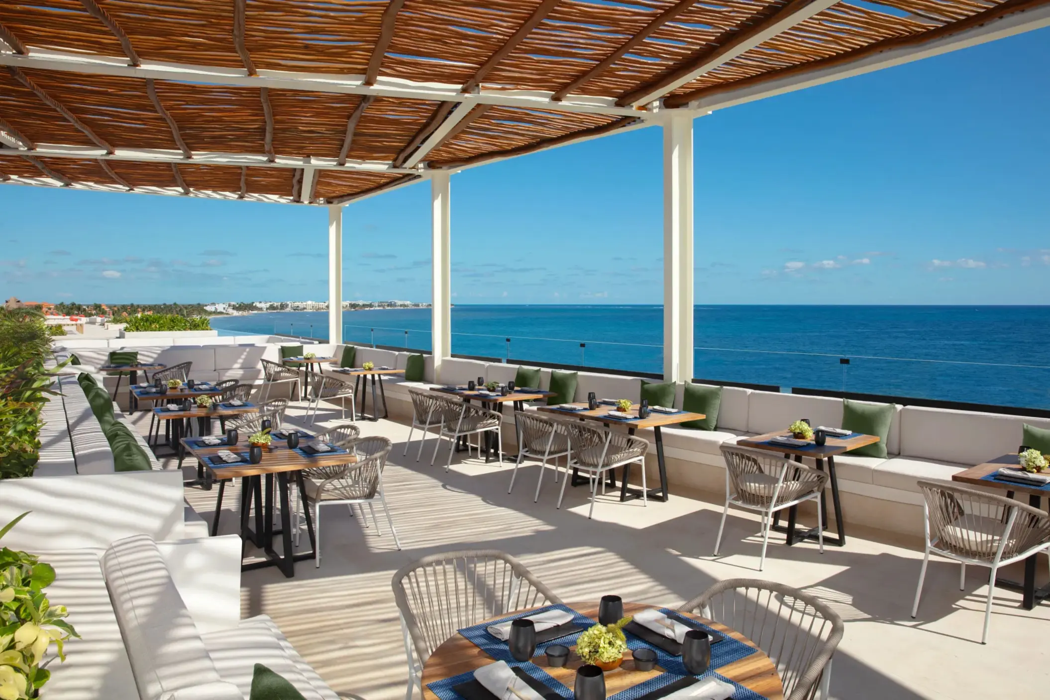 Chic sushi bar at Gohan, where fresh rolls and Japanese fusion dishes are served in a sleek, intimate setting.