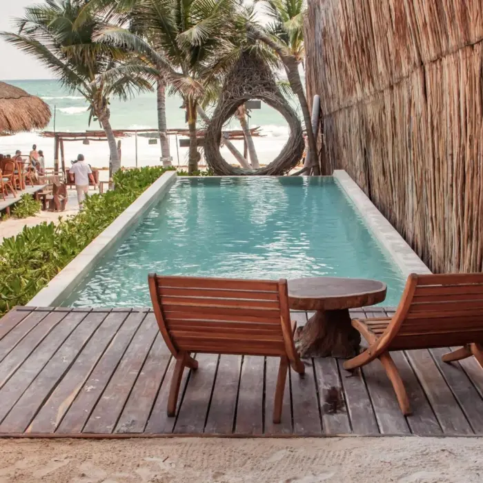 pool at dune boutique hotel tulum