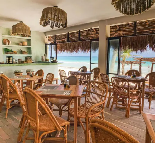 restaurant at dune boutique hotel tulum