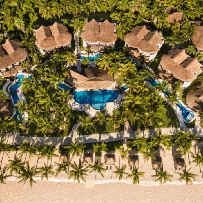 aerial view of El Dorado Casitas Royale
