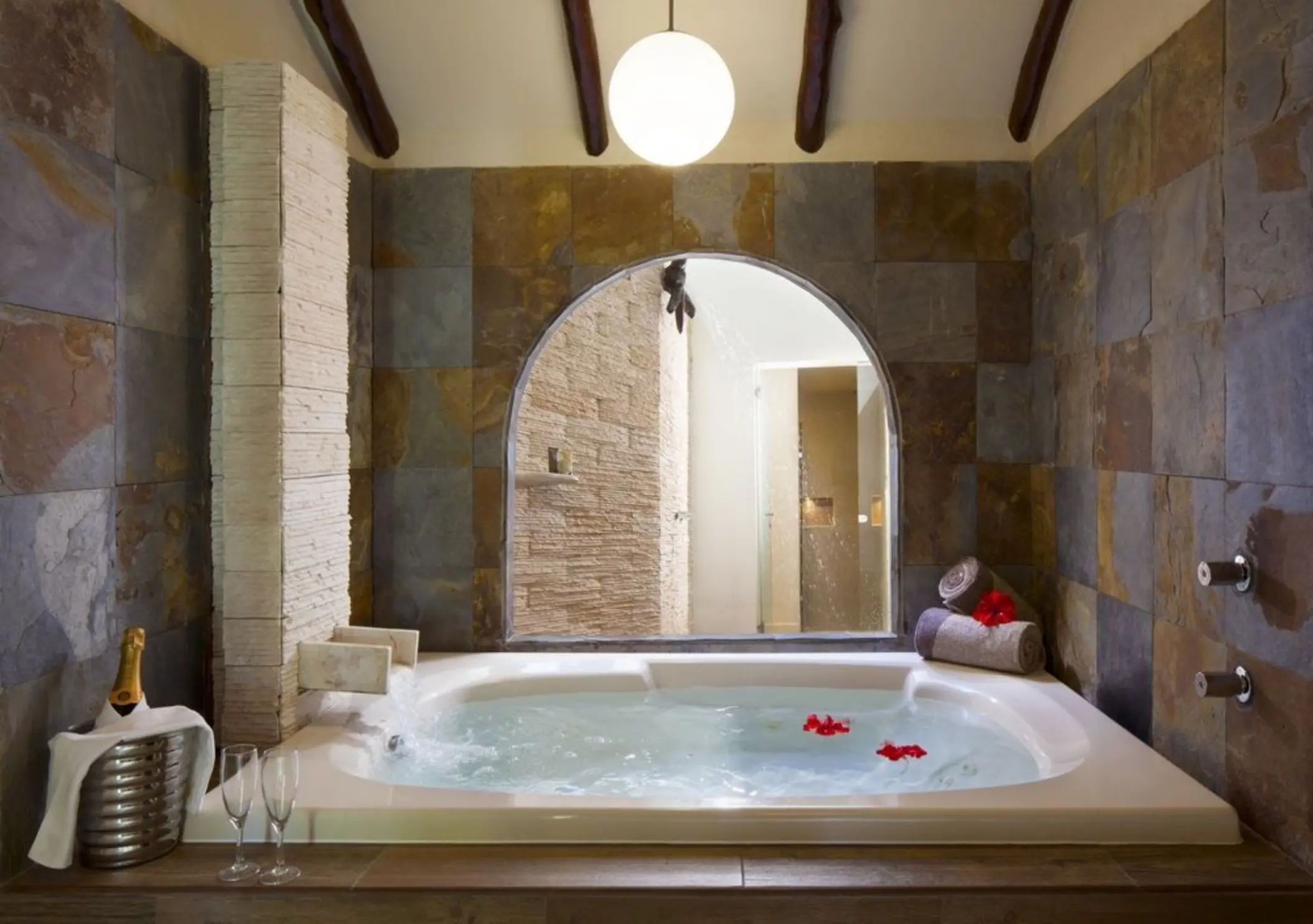 jetted tub inside a casita at El Dorado Casitas Royale