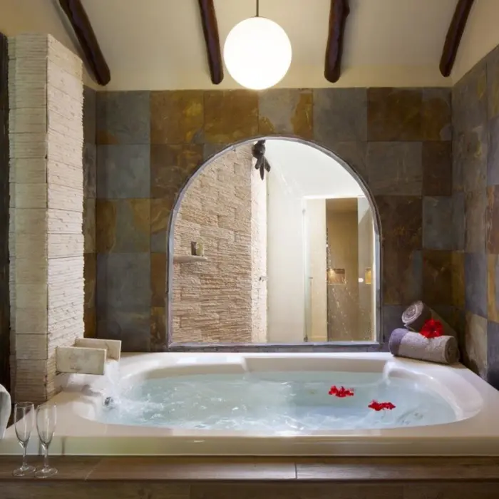 jetted tub inside a casita at El Dorado Casitas Royale
