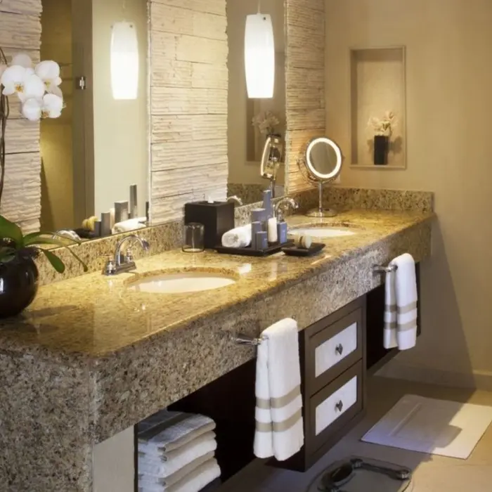 washroom of a casita at El Dorado Casitas Royale