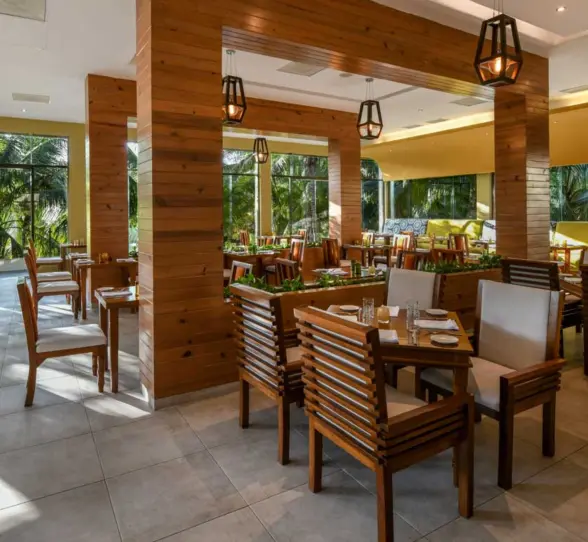 Caribbean grill restaurant at El Dorado Maroma