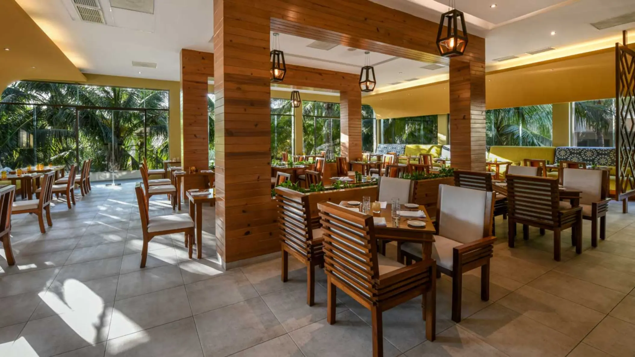 Caribbean grill restaurant at El Dorado Maroma