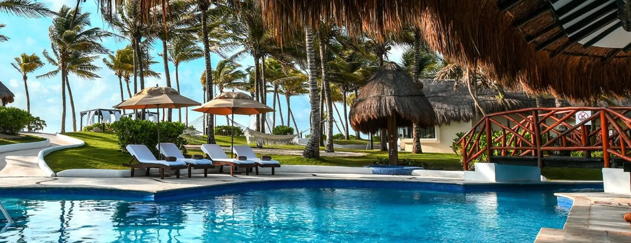 el dorado seaside suites pool and landscaped gardens