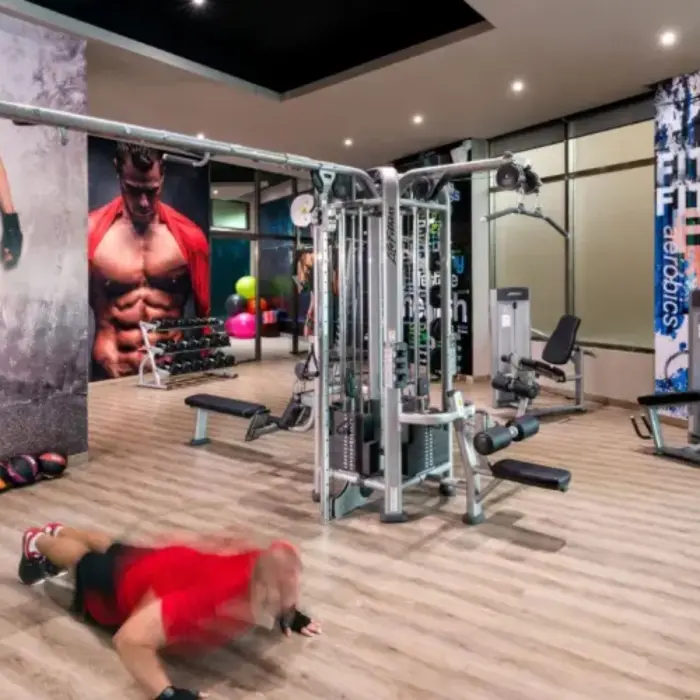 gym at El Dorado Seaside Suites