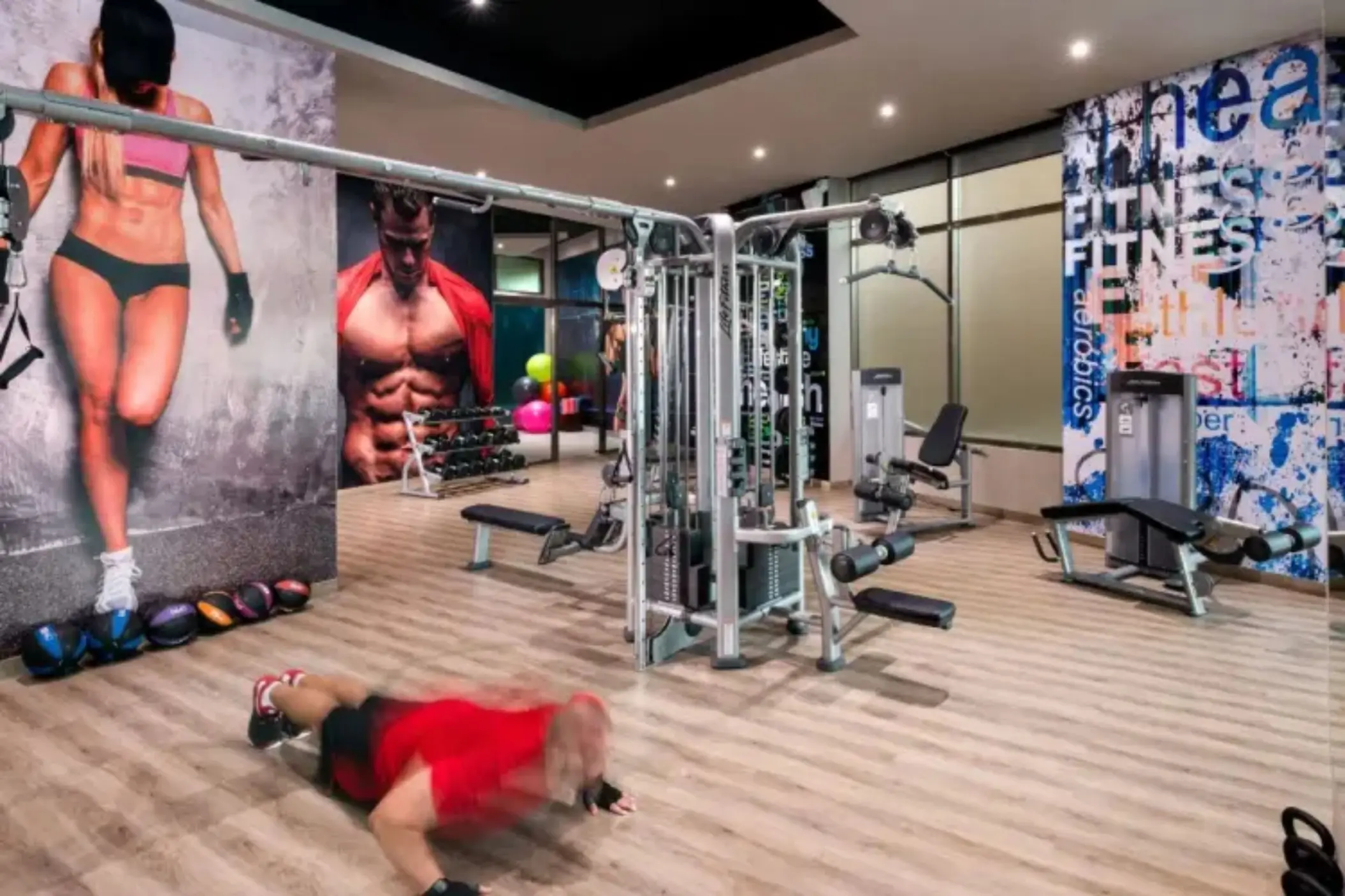 gym at El Dorado Seaside Suites