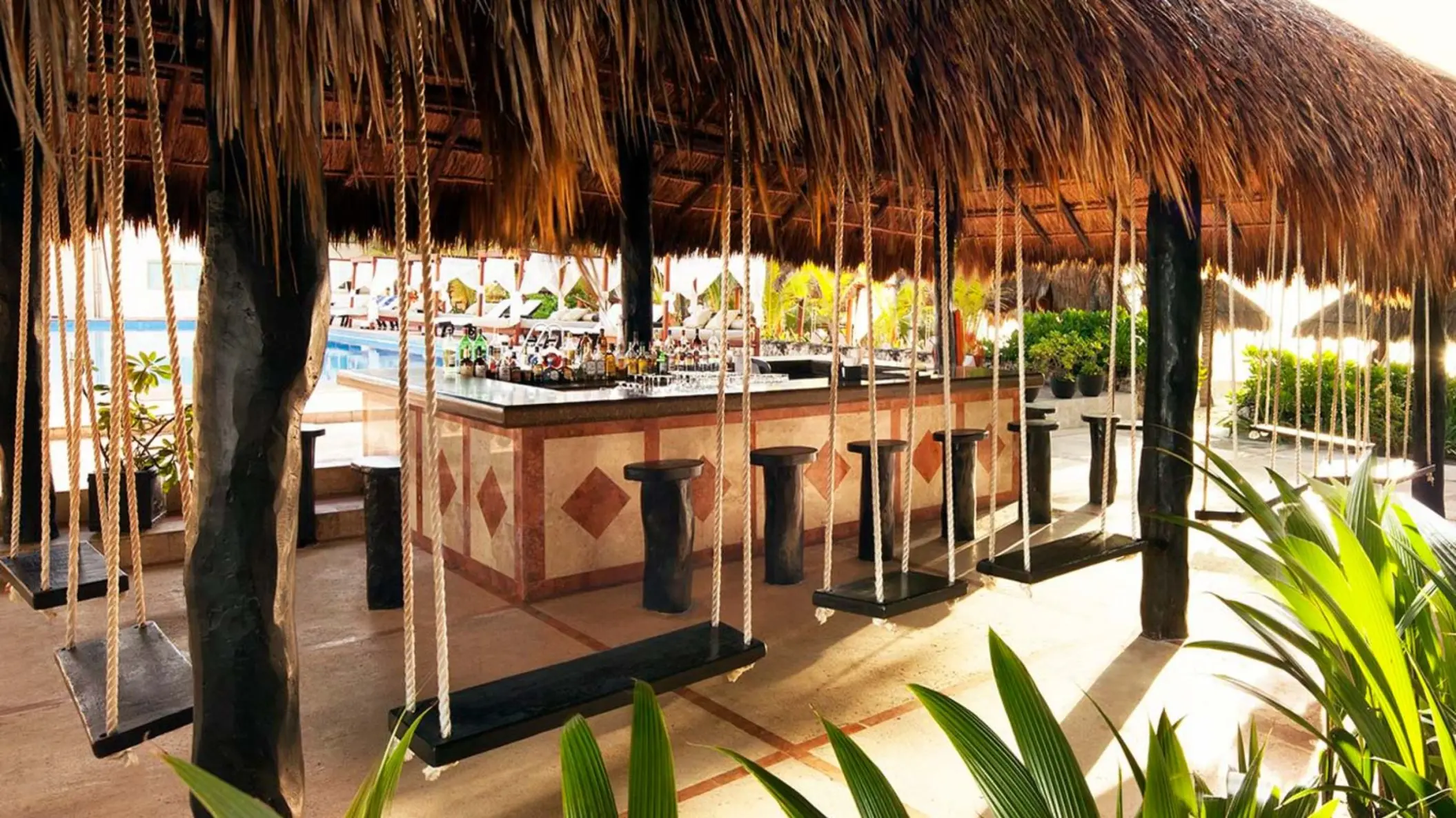 poolside bar at El Dorado Seaside Suites
