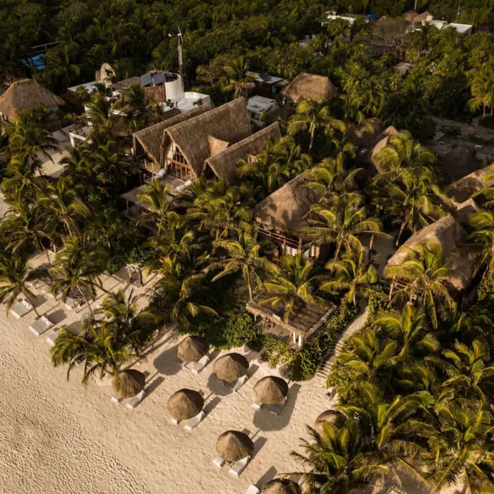 Encantada Tulum aerial view