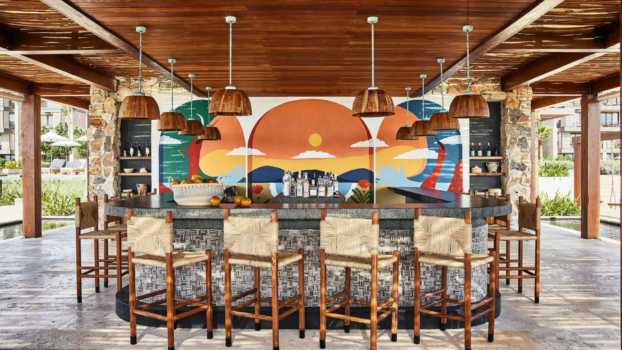 che che bar at Etereo Riviera Maya