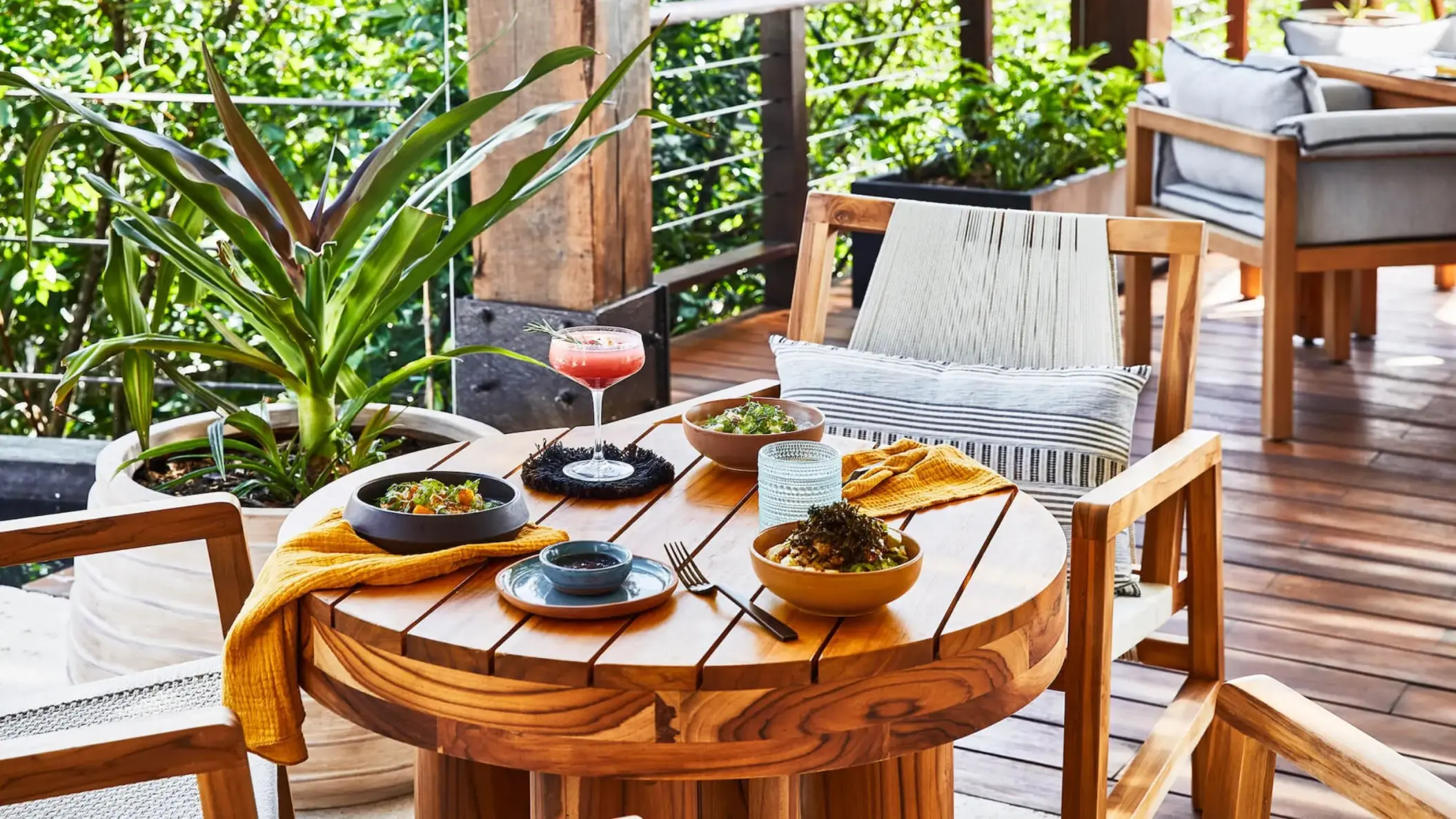 delicous food at Etereo Riviera Maya