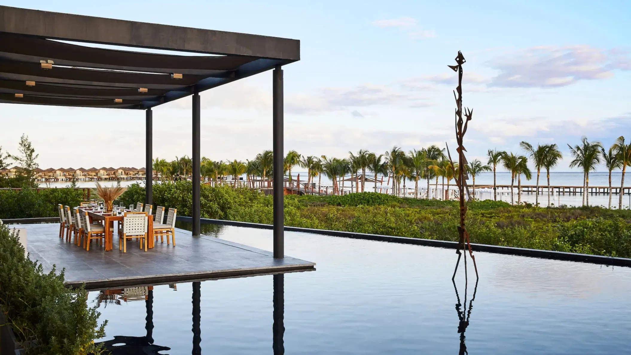 itzam restaurant at Etereo Riviera Maya