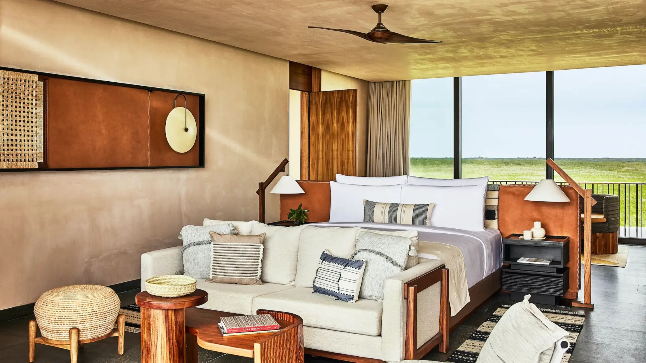 plush suite at Etereo Riviera Maya