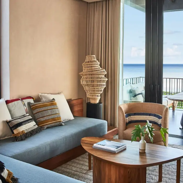 two bedroom guest house with stunning sea views at Etereo Riviera Maya