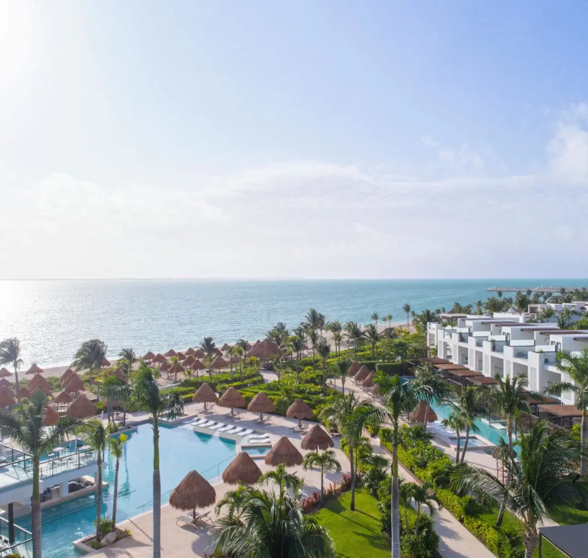aerial view of finest playa mujeres