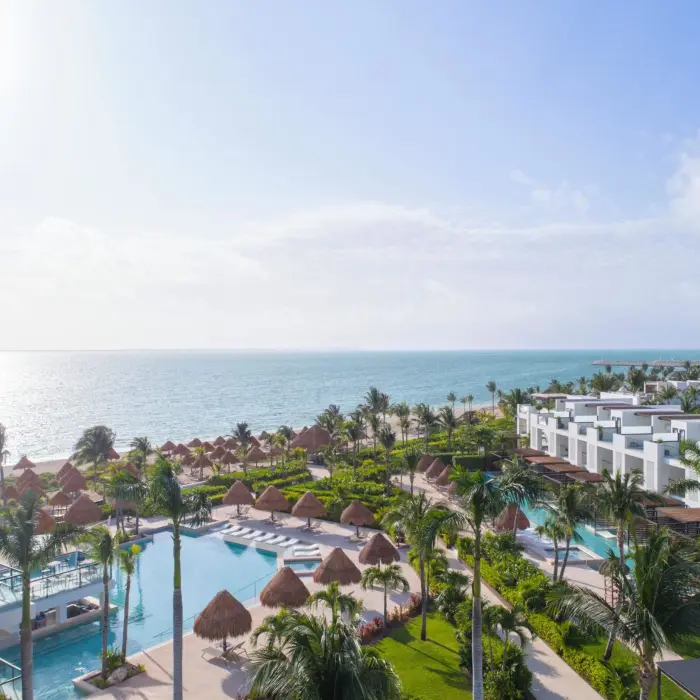 aerial view of finest playa mujeres