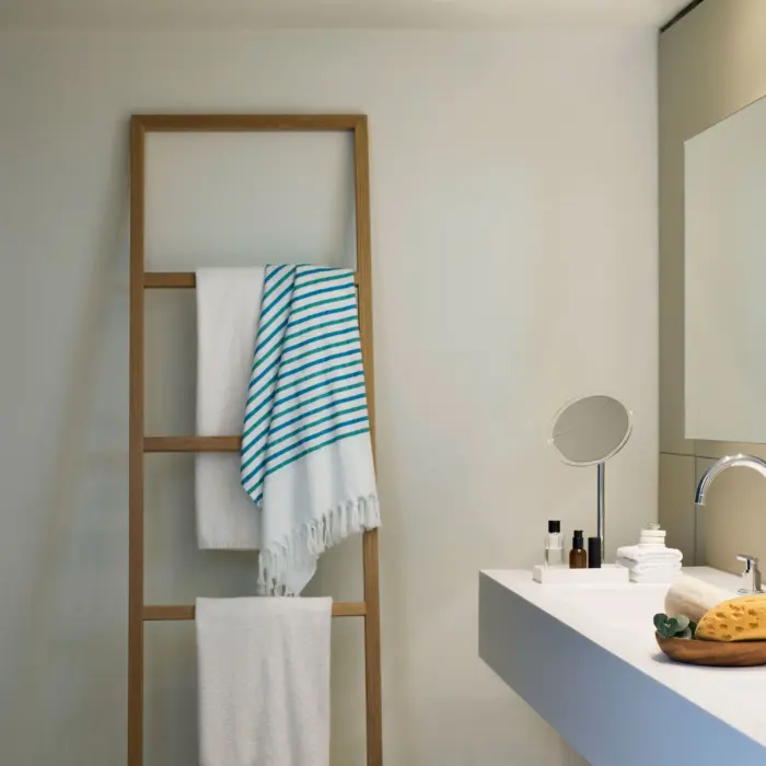 spa like bathroom of a suite at finest playa mujeres