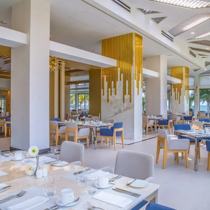 Fine dining presentation of modern Mexican cuisine, featuring elegant plating and gourmet garnishes.