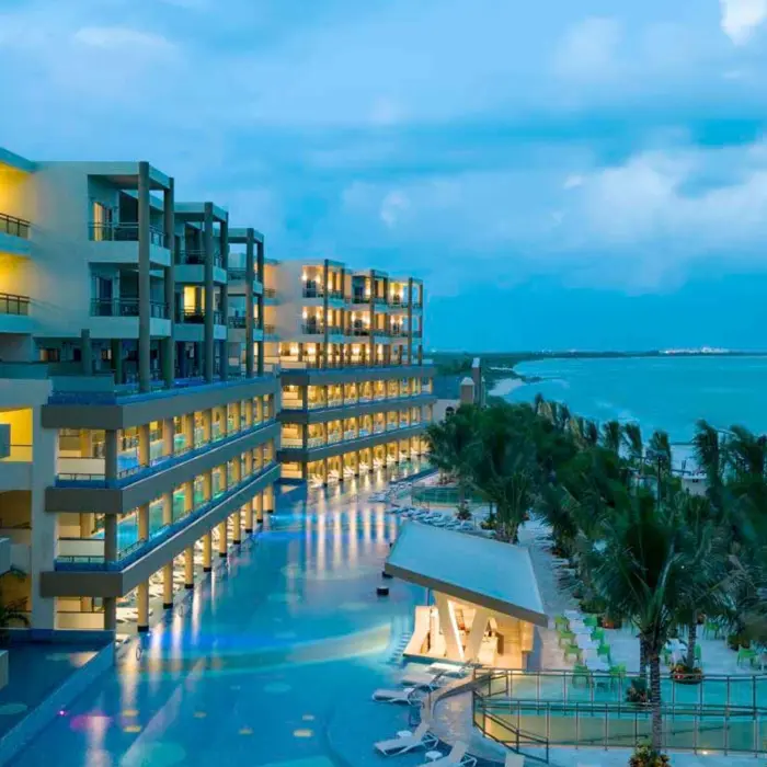 Generations Riviera Maya Resort with its pools and ocean views