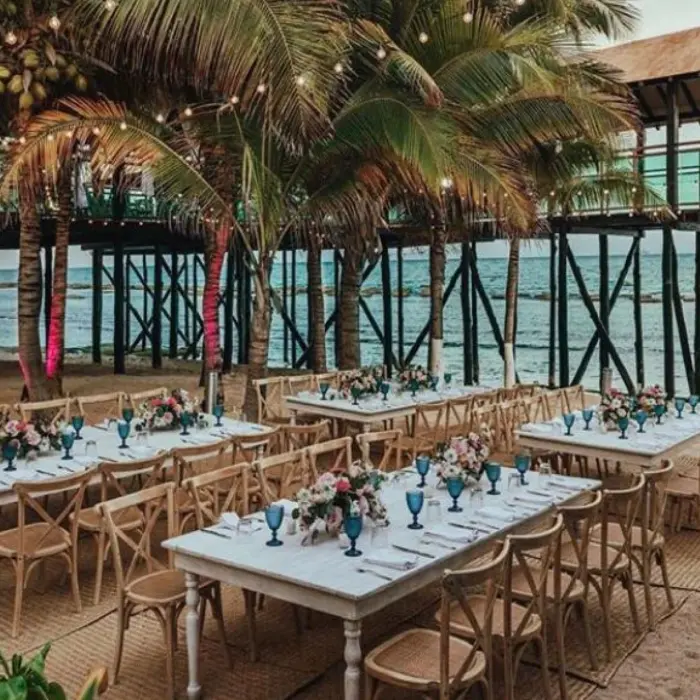private dining on the beach at Generations Riviera Maya Resort