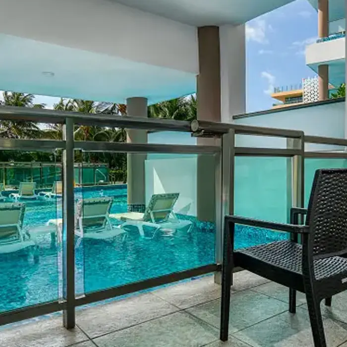 swim out pool balcony at Generations Riviera Maya Resort